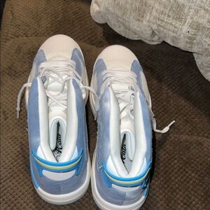 Fashion Nova Blue and White Sneakers